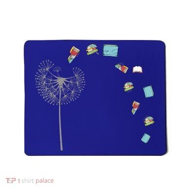 Library Books Reading Lover Gift Dandelion Book Reading Gift Mousepad