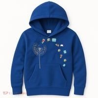 Library Books Reading Lover Gift Dandelion Book Reading Gift Kids Hoodie thumb 0
