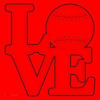 Love Baseball Stitch Letters Baseball Fan Santa Hat thumb 1