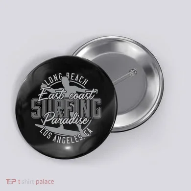 Long Beach Surfing Button