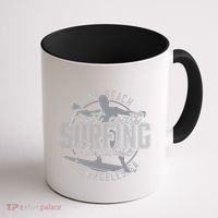 Long Beach Surfing Coffee Mug thumb 1