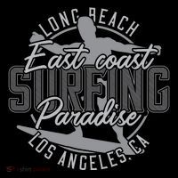 Long Beach Surfing Baby Bodysuit thumb 2