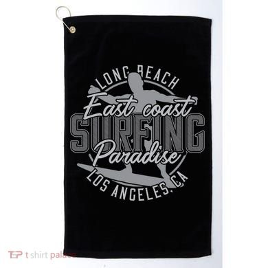 Long Beach Surfing Golf Towel