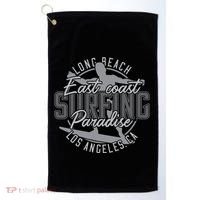 Long Beach Surfing Golf Towel thumb 0