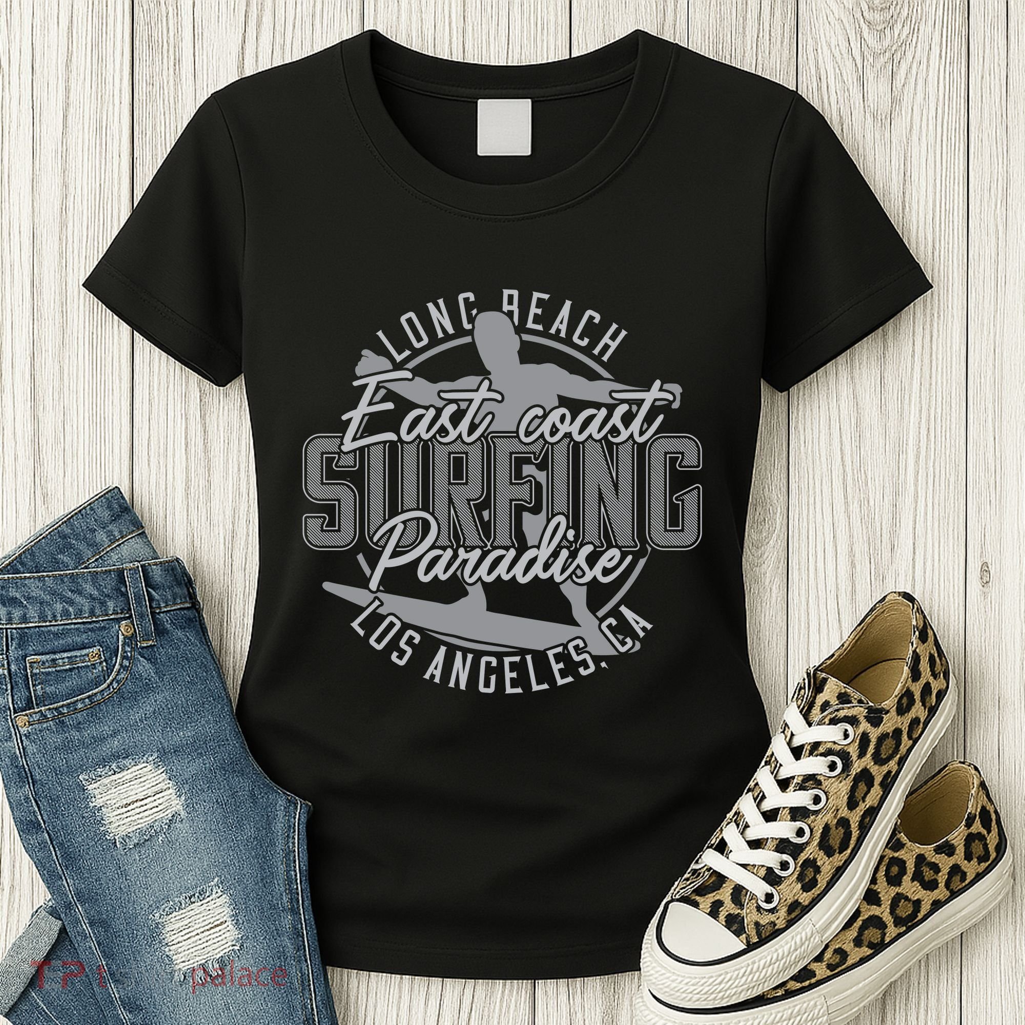 Long Beach Surfing Women's T-Shirt