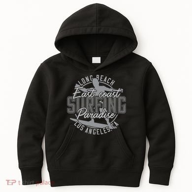 Long Beach Surfing Kids Hoodie