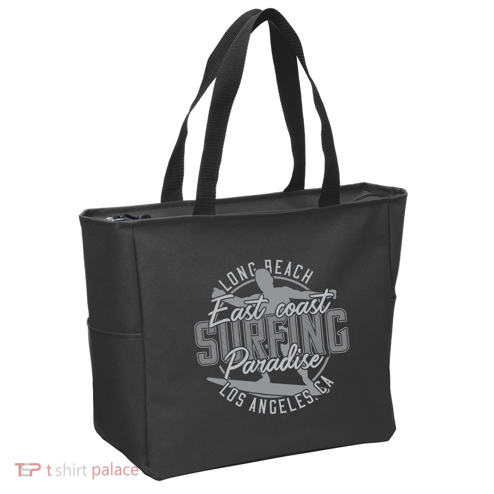 Long Beach Surfing Tote Bag