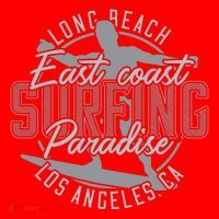 Long Beach Surfing Santa Hat thumb 1