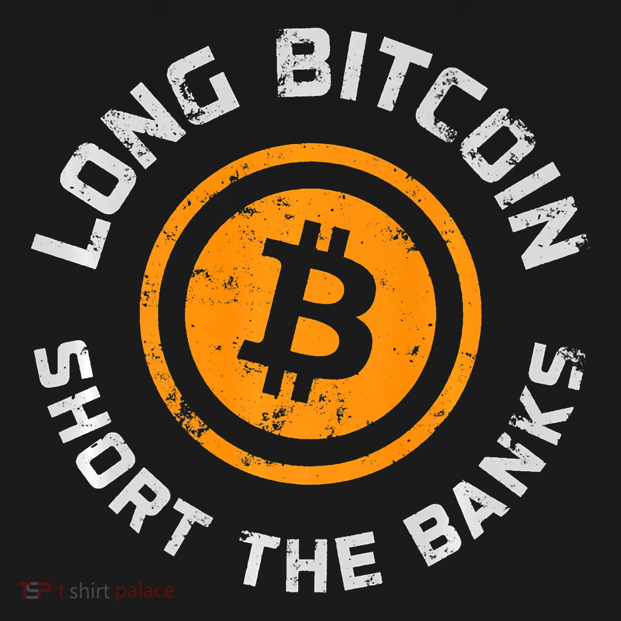 Long Bitcoin Short The Banks Btc Crypto Currency Blockchain Women's Tank Top