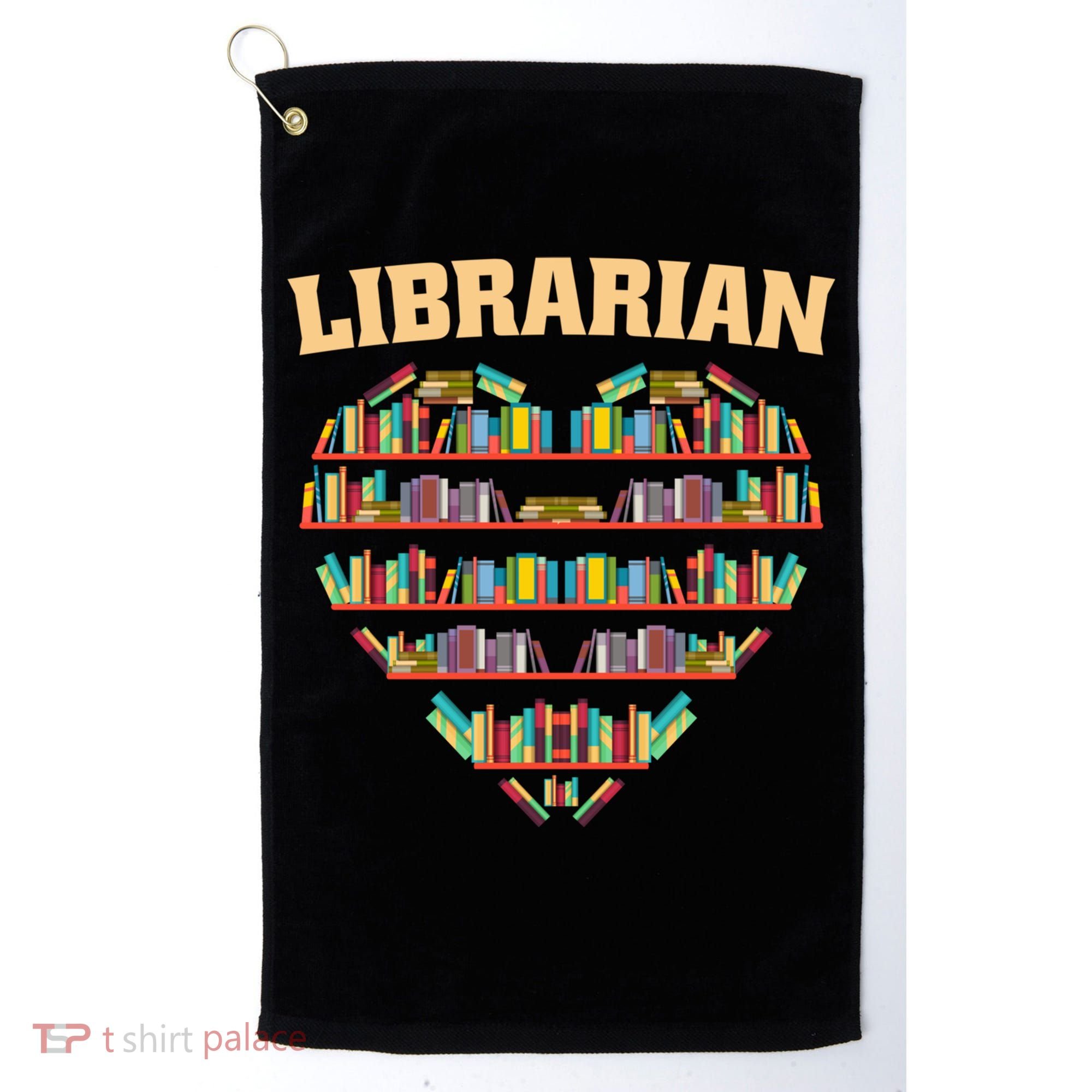 Librarian Books School Librarian Gift Golf Towel