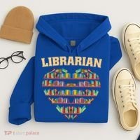 Librarian Books School Librarian Gift Hoodie thumb 4
