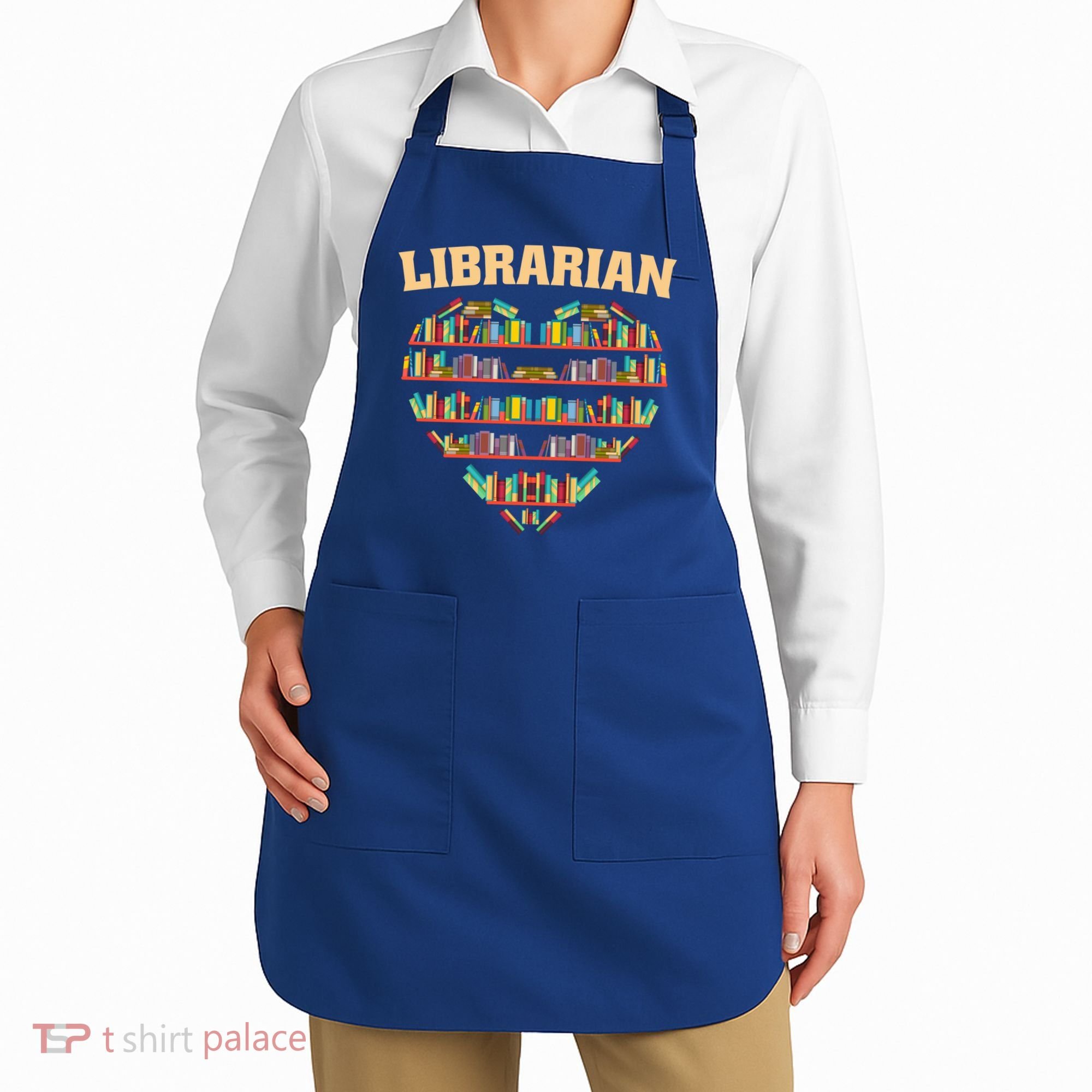 Librarian Books School Librarian Gift Apron