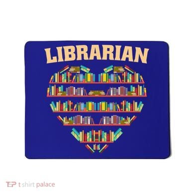 Librarian Books School Librarian Gift Mousepad