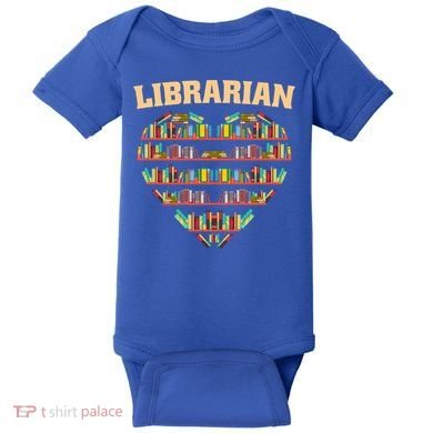 Librarian Books School Librarian Gift Baby Bodysuit