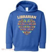 Librarian Books School Librarian Gift Toddler Hoodie thumb 0