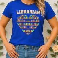 Librarian Books School Librarian Gift Women's T-Shirt thumb 2