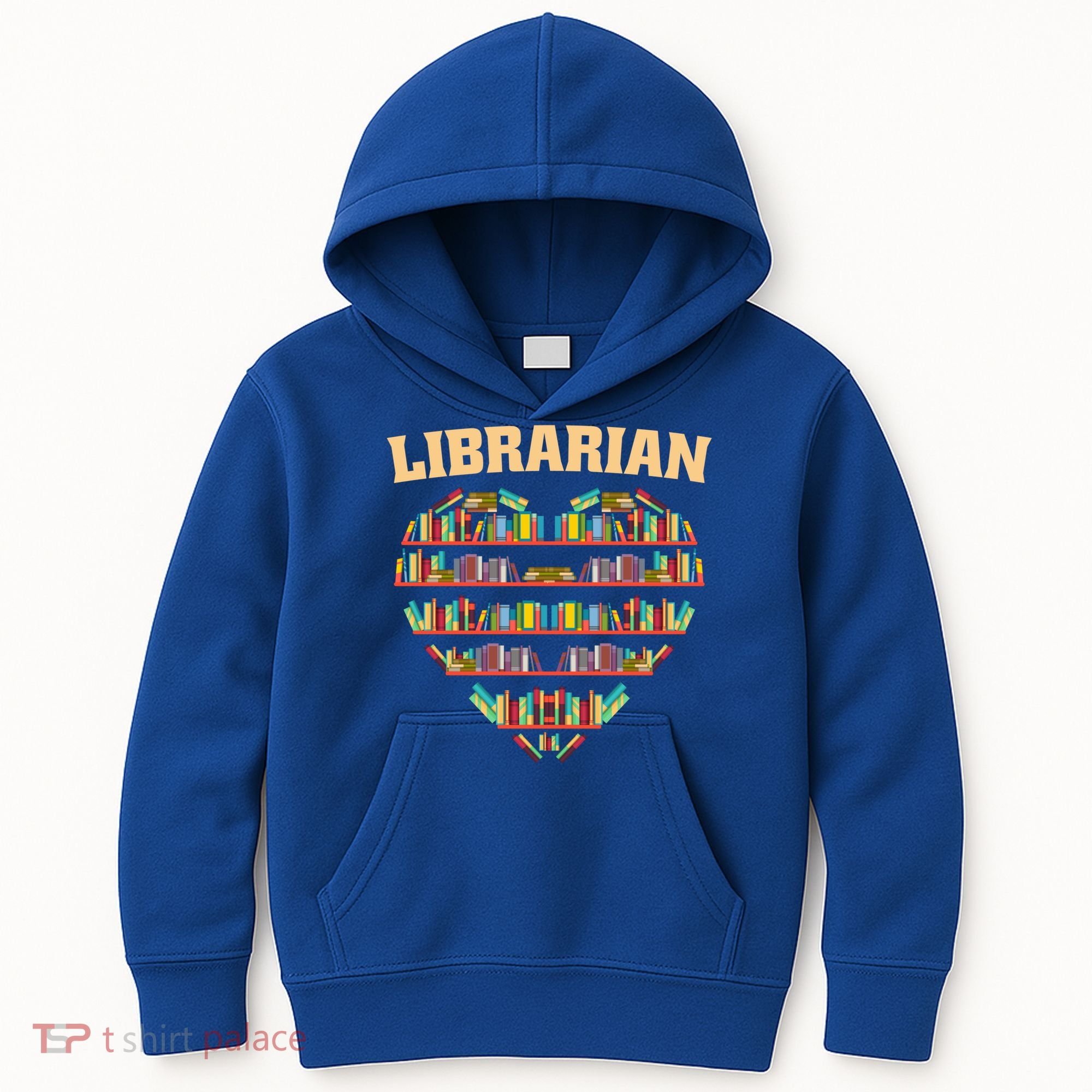 Librarian Books School Librarian Gift Kids Hoodie