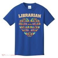 Librarian Books School Librarian Gift Kids T-Shirt thumb 0