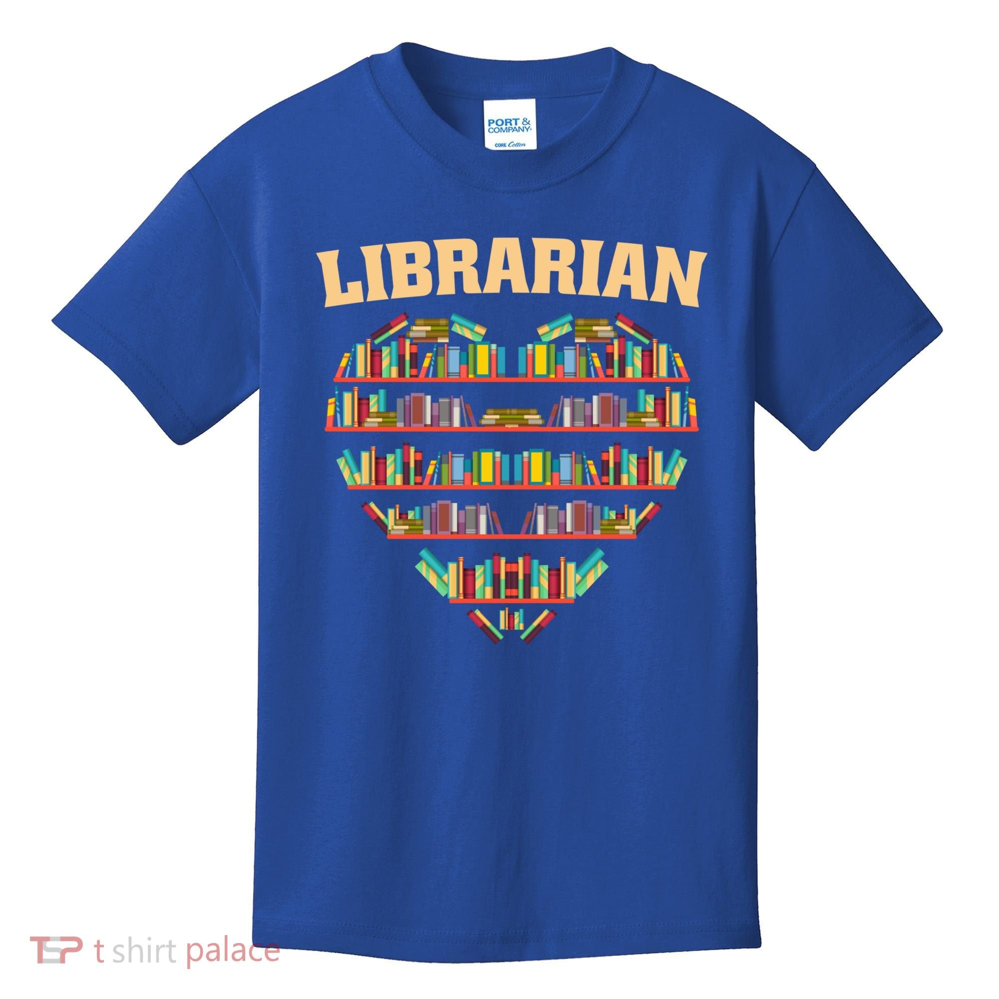 Librarian Books School Librarian Gift Kids T-Shirt