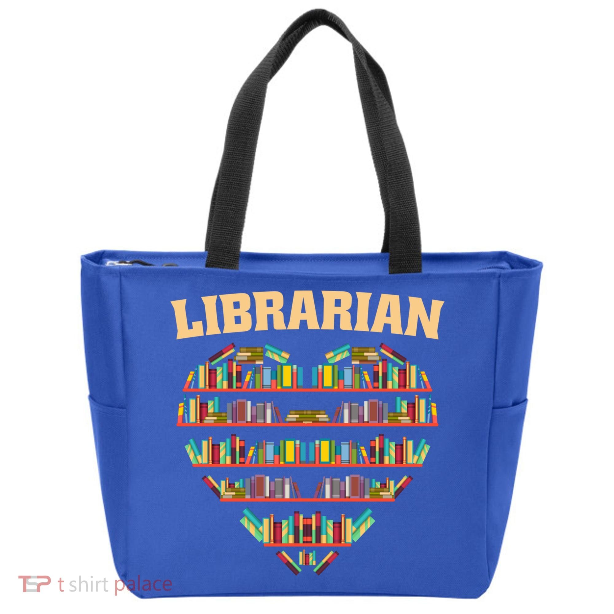 Librarian Books School Librarian Gift Tote Bag