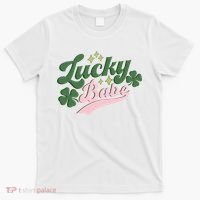 Lucky Babe Shamrock Retro Vintage St Patricks Day St Paddys T-Shirt thumb 0
