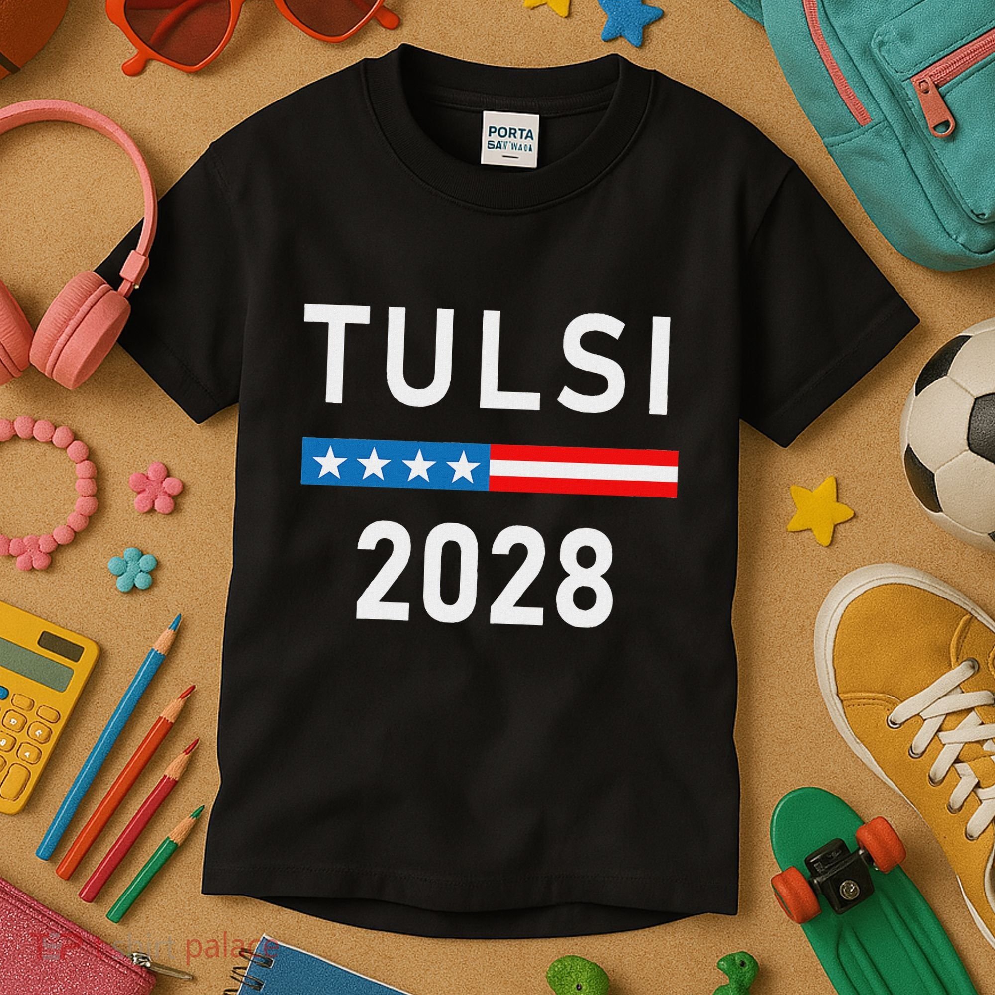 Lincoln Bone Tulsi Gabbard 2028 Kids T-Shirt