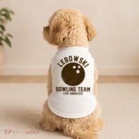 Lebowski Bowling Team Los Angeles Doggie Tank thumb 2