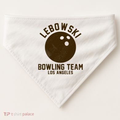 Lebowski Bowling Team Los Angeles USA-Made Doggie Bandana