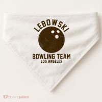 Lebowski Bowling Team Los Angeles USA-Made Doggie Bandana thumb 0