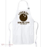 Lebowski Bowling Team Los Angeles Apron thumb 0