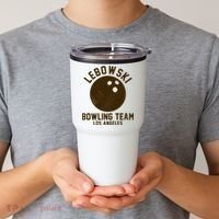 Lebowski Bowling Team Los Angeles Tumbler thumb 2
