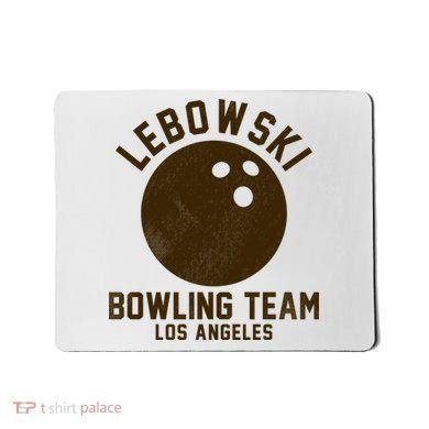 Lebowski Bowling Team Los Angeles Mousepad