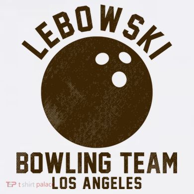 Lebowski Bowling Team Los Angeles Plastic Christmas Ball Ornament