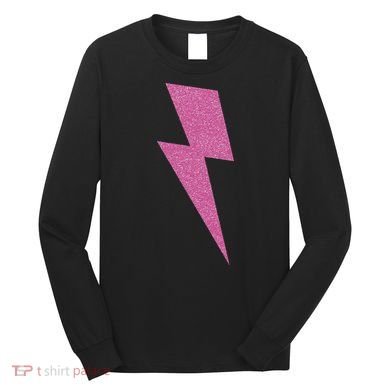 Lightning Bolt Thunder Design Long Sleeve Shirt