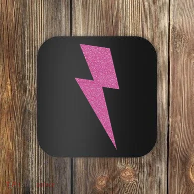 Lightning Bolt Thunder Design Coaster