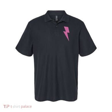 Lightning Bolt Thunder Design Polo
