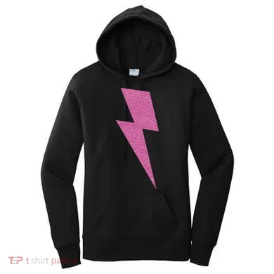 Lightning Bolt Thunder Design Women's Hoodie
