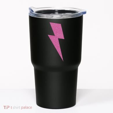 Lightning Bolt Thunder Design Tumbler