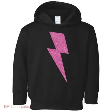 Lightning Bolt Thunder Design Toddler Hoodie