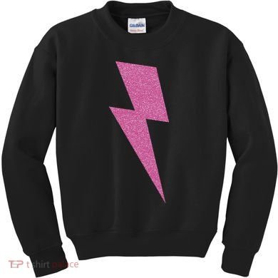 Lightning Bolt Thunder Design Kids Sweatshirt