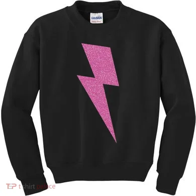 Lightning Bolt Thunder Design Kids Sweatshirt