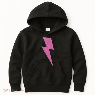 Lightning Bolt Thunder Design Kids Hoodie