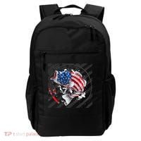 Largemouth Bass USA Flag Imprint Backpack thumb 0