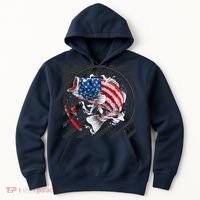 Largemouth Bass USA Flag Imprint Hoodie thumb 0