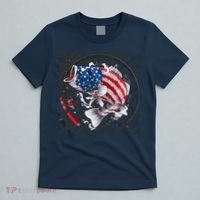 Largemouth Bass USA Flag Imprint T-Shirt thumb 5