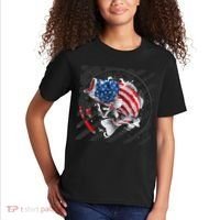 Largemouth Bass USA Flag Imprint Kids T-Shirt thumb 2