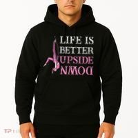 Life Better Upside Down Aerial Silk Aerialist Acrobatics Hoodie thumb 2