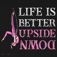 Life Better Upside Down Aerial Silk Aerialist Acrobatics Women's Hoodie thumb 2