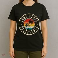 Long Beach Vintage Retro California T-Shirt thumb 4