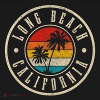 Long Beach Vintage Retro California T-Shirt thumb 7